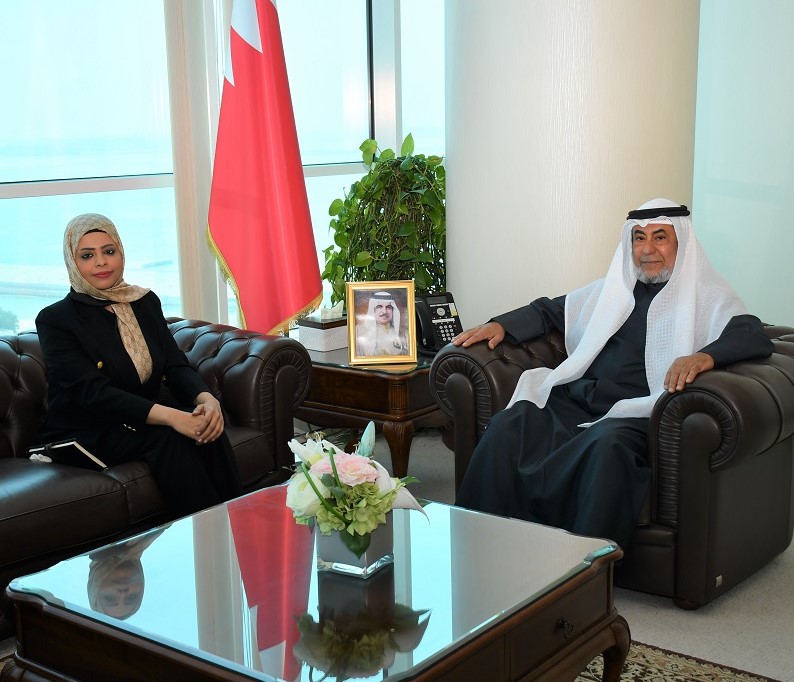 وزير شؤون مجلسي الشورى والنواب يستقبل النائب حنان فردان